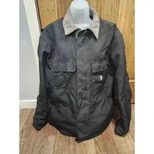 Carhartt Chocolate Black Santa Fae Jacket Size Large RN4806 C55 Black Grey